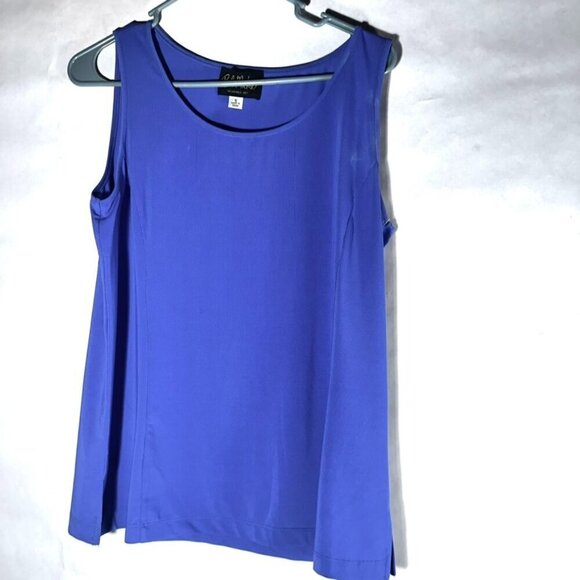 Bob Mackie Wearable Art Size Small Blue Tank - Picture 1 of 5